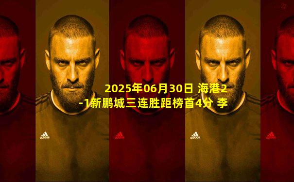 2025年06月30日 海港2-1新鹏城三连胜距榜首4分 李新翔连续3轮破门莱昂纳多传射